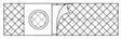 Image of 4" Cool Comfort Support Belt, Medium w/2 5/8" Opng