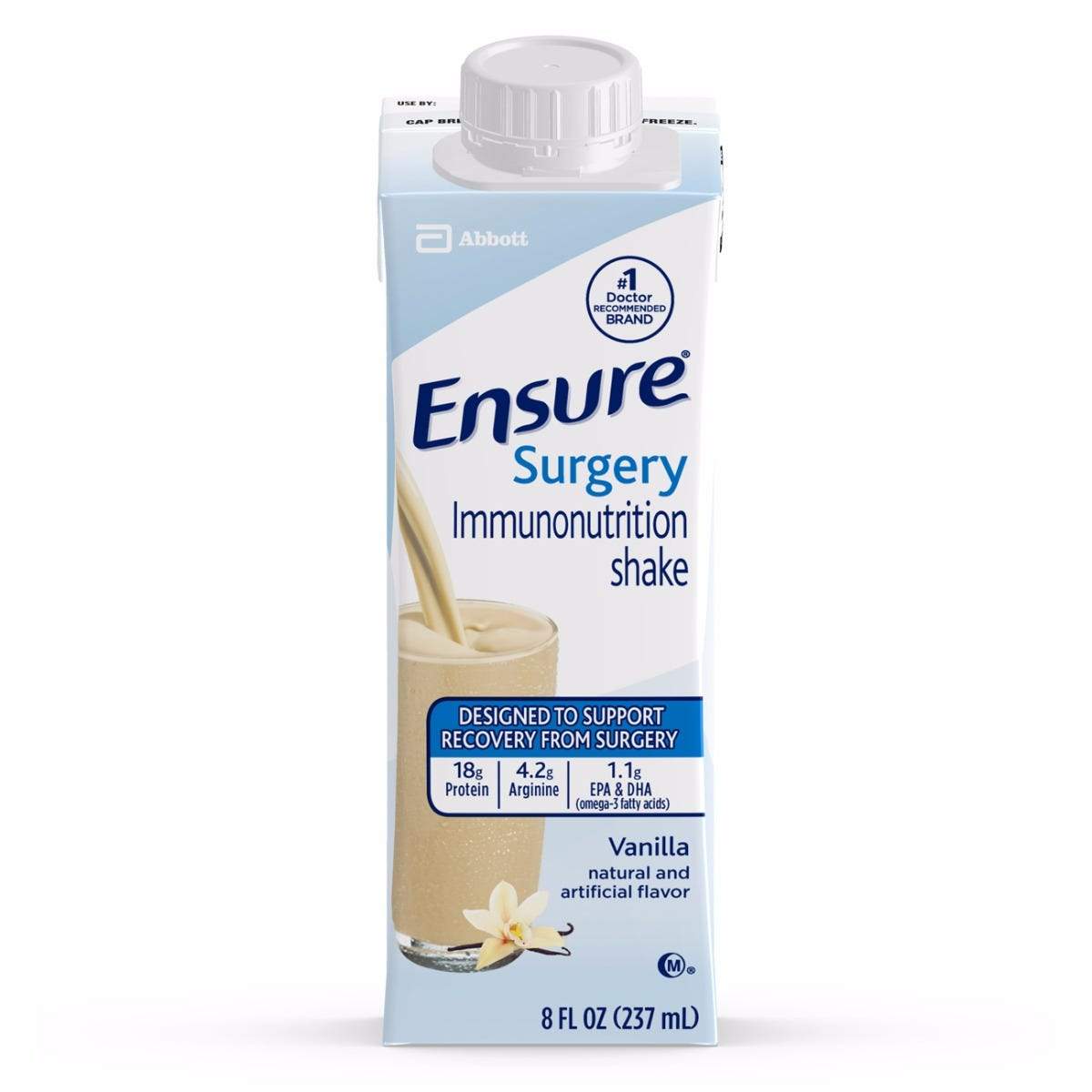 Image of Abbott Ensure® Surgery Immunonutrition Shake, 8 oz, Vanilla