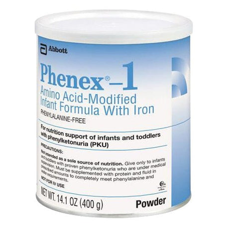 Image of Abbott Phenex® -1 Supplemental Formula, Powder, Unflavored, Can, 14.1 oz