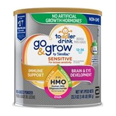 Image of Abbott Similac Go & Grow® Sensitive® Human Milk Supplemental Formula, Oligosaccharide, Non-GMO, 661gm, Powder