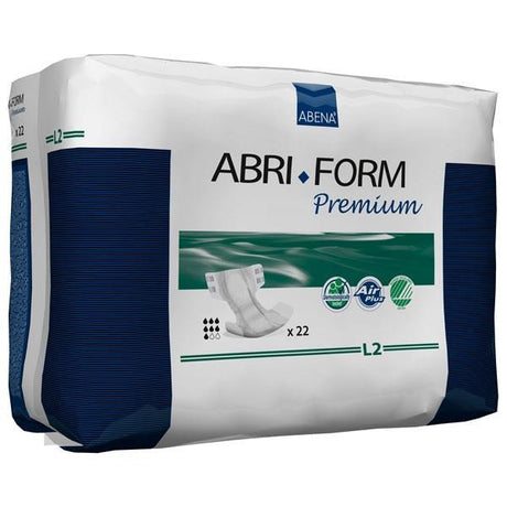 Image of Abena Abri-Form PremiumAdult Briefs, Completely Breathable, L2 - Large, 39 to 60", 3100 ml