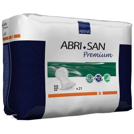 Image of Abena Abri-San 8 Premium Shaped Pad, 14" X 25" L