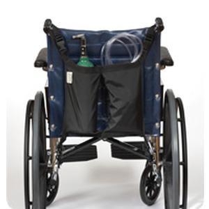 Image of Ableware Wheelchair Oxygen Tank Holder, 26" Black