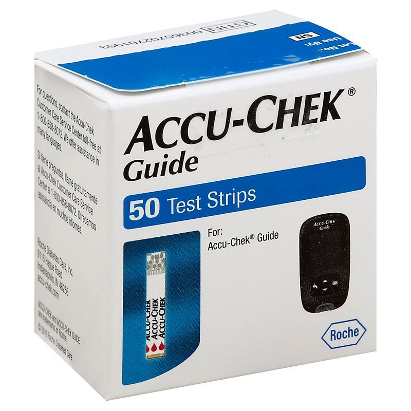 Image of Accu-Chek Guide 50 ct Blood Glucose Test Strips