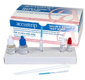 Image of ACCUSTRIP Strep A Value+ Test Strip (Box of 25)