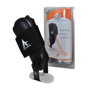 Image of Active Ankle T2 Rigid Ankle Brace, Black, Small