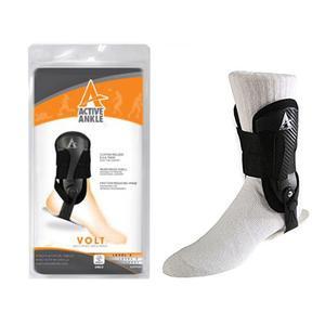 Image of Active Ankle Volt Rigid Ankle Brace, Black, Small