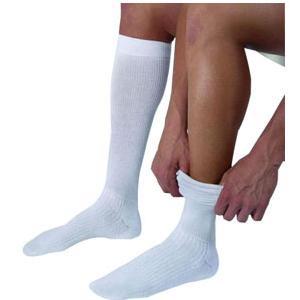 Image of Activewear Knee High, 20-30 mmHg, X-Large, Full Calf, Closed, White