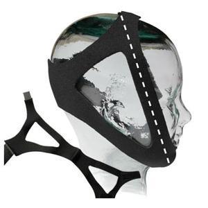 Image of Adjustable Chinstrap, Regular 7", Black