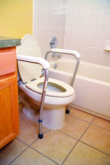 Image of Adjustable Toilet Safety Rails