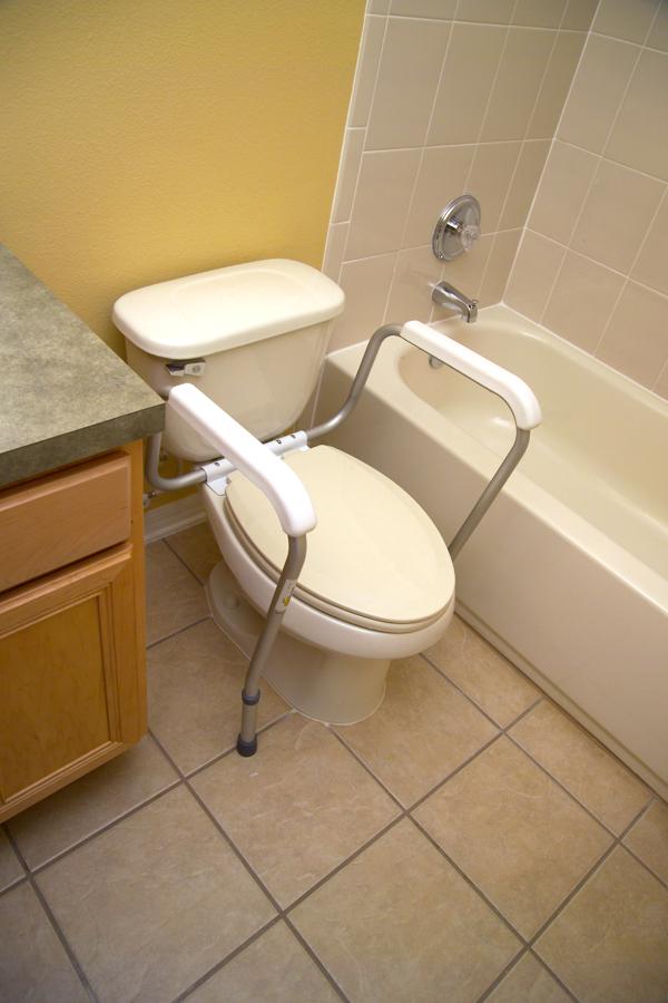 Image of Adjustable Toilet Safety Rails