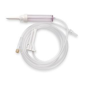 Image of Administration Set with Universal Spike Drip Chamber 84", 14 mL Priming Volume
