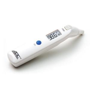 Image of Adtemp Tympanic IR Ear Thermometer, 5-1/2" x 1" x 4/5", Dual Scale, CR2032 Battery