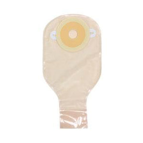 Image of Adult Custom Pre-Cut Drain Pouch All Barrier, Deep Convex, 5" Foam 1-1/8"Opening, 24 Ounce