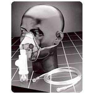 Adult Elongated Aerosol Mask w Mvp Elastic Strap Save Rite Medical