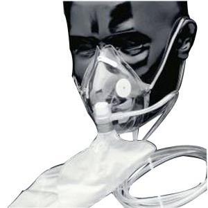 Image of Adult Oxygen Mask w/Elastic Strap Style, Each