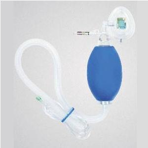 Image of Adult Resuscitation Device with Mask and 40" Oxygen Reservoir Tubing, With PEEP Valve