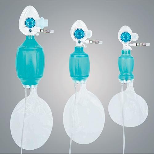 Image of Adult Resuscitation Device with Medium Mask, Reservoir Bag and 10 Oxygen Tubing