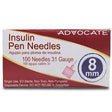 Image of Advocate Short Pen Needle 31G x 5/16" (100 count)