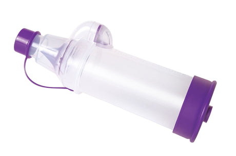 Image of Aersol Pocket Chamber Used With Asthma Inhaler