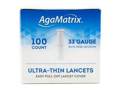 Image of AgaMatrix WaveSense™ iTest Ultra-thin Lancet 33G, Sterile