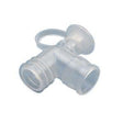 Image of AirLife Elbow Ventilator with Suction Port and Cap, 22mm I.D. x 22mm O.D.