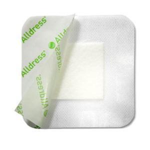Image of Alldress Absorbent Film Composite Dressing 4" x 4", 2" x 2" Pad Size