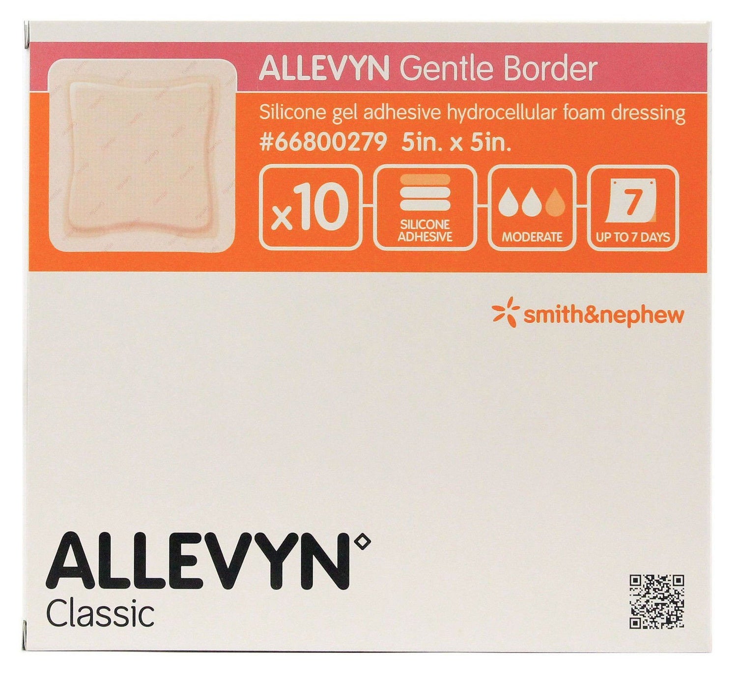ALLEVYN Gentle Border Adhesive Dressing 5 ALLEVYN Gentle Border Adhesive Dressing 5