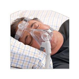 Image of Amara Full Face CPAP Mask with Reduced Size Headgear and Frame, Medium