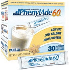 Image of Applied Nutrition Corp PhenylAde® 60 Drink Mix 454g Can, 1335 Calories, Vanilla Flavor