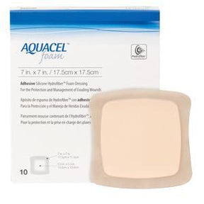 Image of Aquacel Adhesive Gelling Foam Dressing 7" x 7"