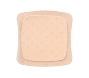 Image of AQUACEL Ag Foam Adhesive Dressing 5" x 5", 3.3" x 3.3" Pad Size