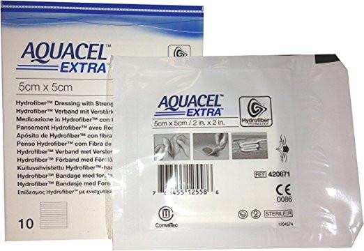 Image of Aquacel Extra 2" X 2" Hydrofiber Wound Dressing