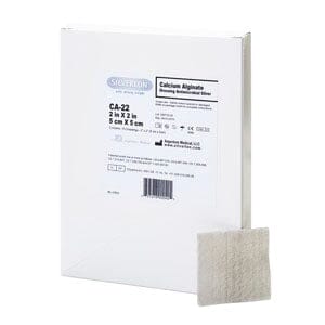 Image of Argentum Silverlon® Antimicrobial Silver Calcium Alginate Dressing 2" x 2" Square, Sterile, Nonwoven