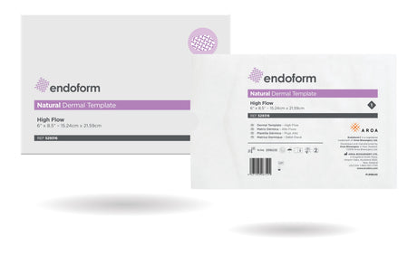 Image of Aroa Biosurgery Endoform® Natural Dermal Template, High Flow, 6'' x 8.5''