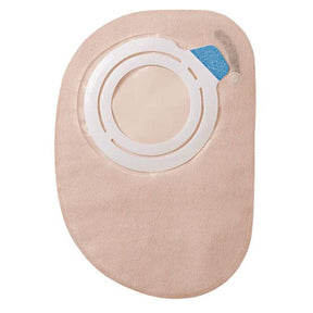 Image of Assura AC MAXI Closed Pouch, 2-Piece, Transparent Maxi, 2" Custom Peel Coupling, Red