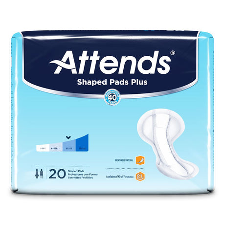 Image of Attends Shaped Pads Plus - Heavy Absorbency