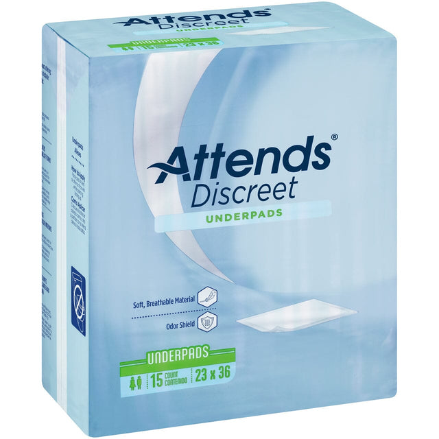 Image of Attends Discreet Disposable Underpad 23" x 36"