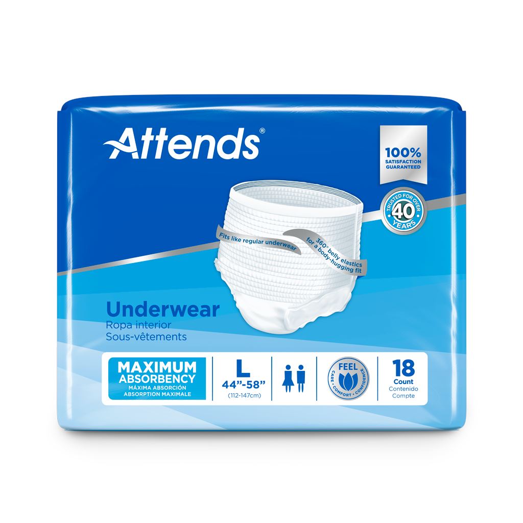 Attends Unisex Protective Underwear - Maximum Absorbency – Save Rite Medical