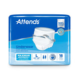 Attends Disposable Underwear Large, Heavy, 18 Ct, Large, 18 ct