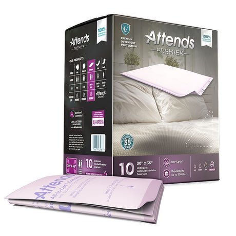 Image of Attends® Premier Underpads, 30" x 36"