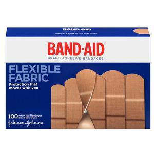 Image of Band-Aid Flexible Fabric Assorted 100 ct.