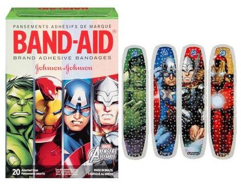 Image of Band-Aid® Decorative Adhesive Bandage, Avengers Assemble, Assorted