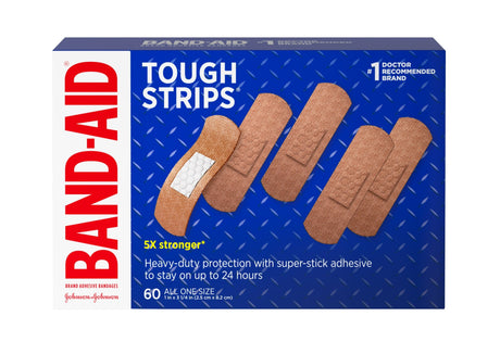 Image of Band-Aid® Tough Strips® Adhesive Bandage, All One Size