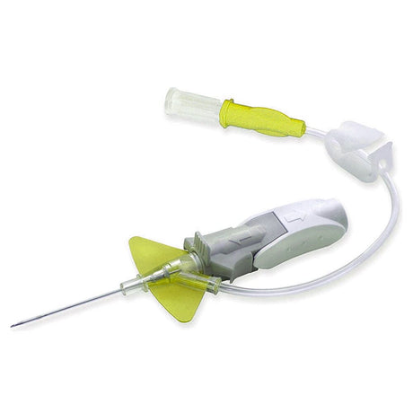 Image of BD Nexiva™ Closed IV Catheter System, with Single Port, 24GA OD, 3/4" Yellow