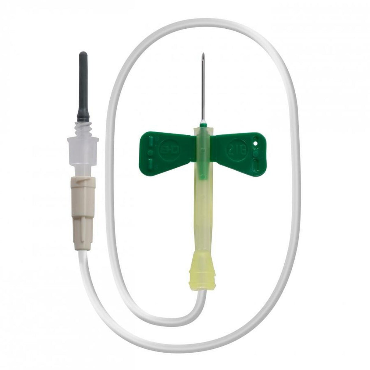  Blood Collection Set, 21G X 3/4, 12 Tubing, Green (50/Bx) :  Industrial & Scientific