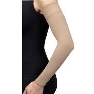 Image of Bella Lite Arm Sleeve with Silicone Band, 20-30 mmHg, Medium, Regular, Beige