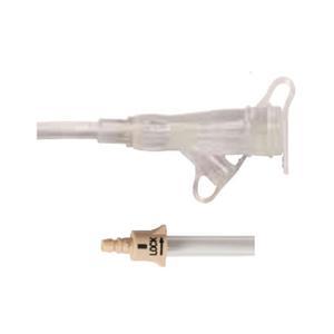 Image of Bolus Straight Connector with Clear Y-Port Adapter, 12"
