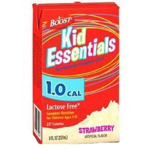 Image of Boost Kid Essentials 1.0 Nutrition Strawberry Flavor 8 oz. Brik Pak