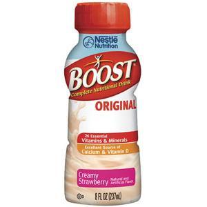 Image of Boost Original Ready To Drink 8 oz., Creamy Strawberry